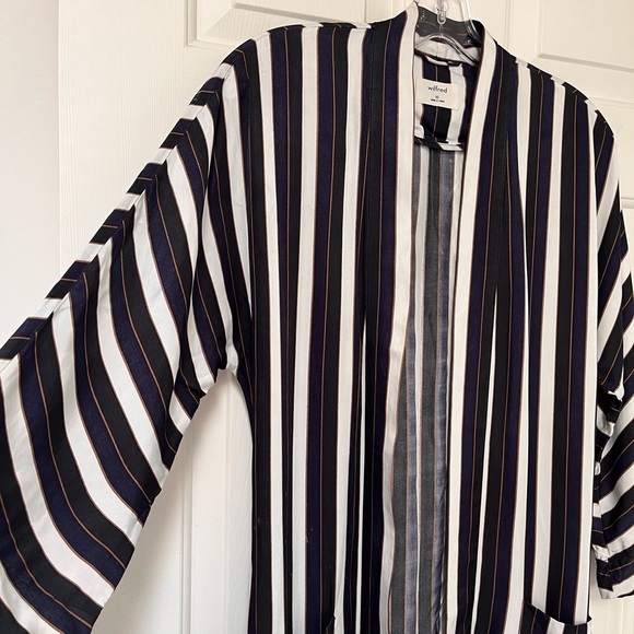 Aritzia Wilfred Durante Stripe Robe Jacket XS - Picture 5 of 16